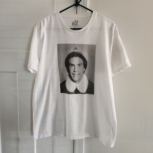 ELF White Short-Sleeve Tee Size Xl